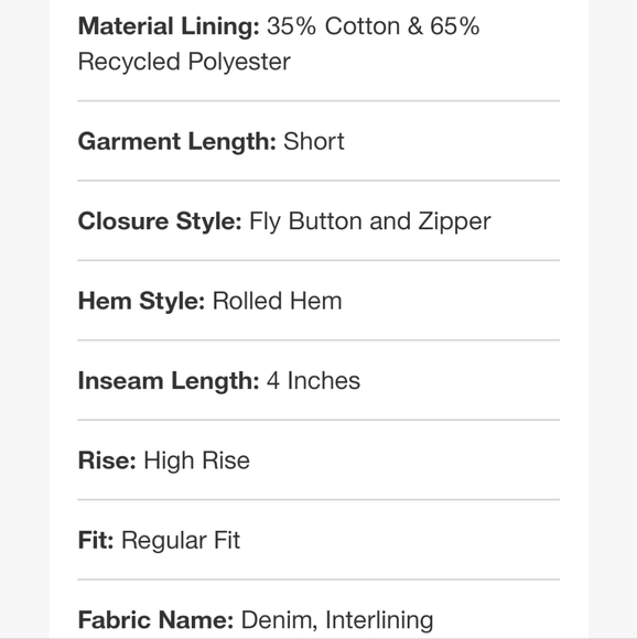 Universal Threads Women's High-Rise Midi Jean Shorts Black Size 4 Casual Capsule - Picture 7 of 15